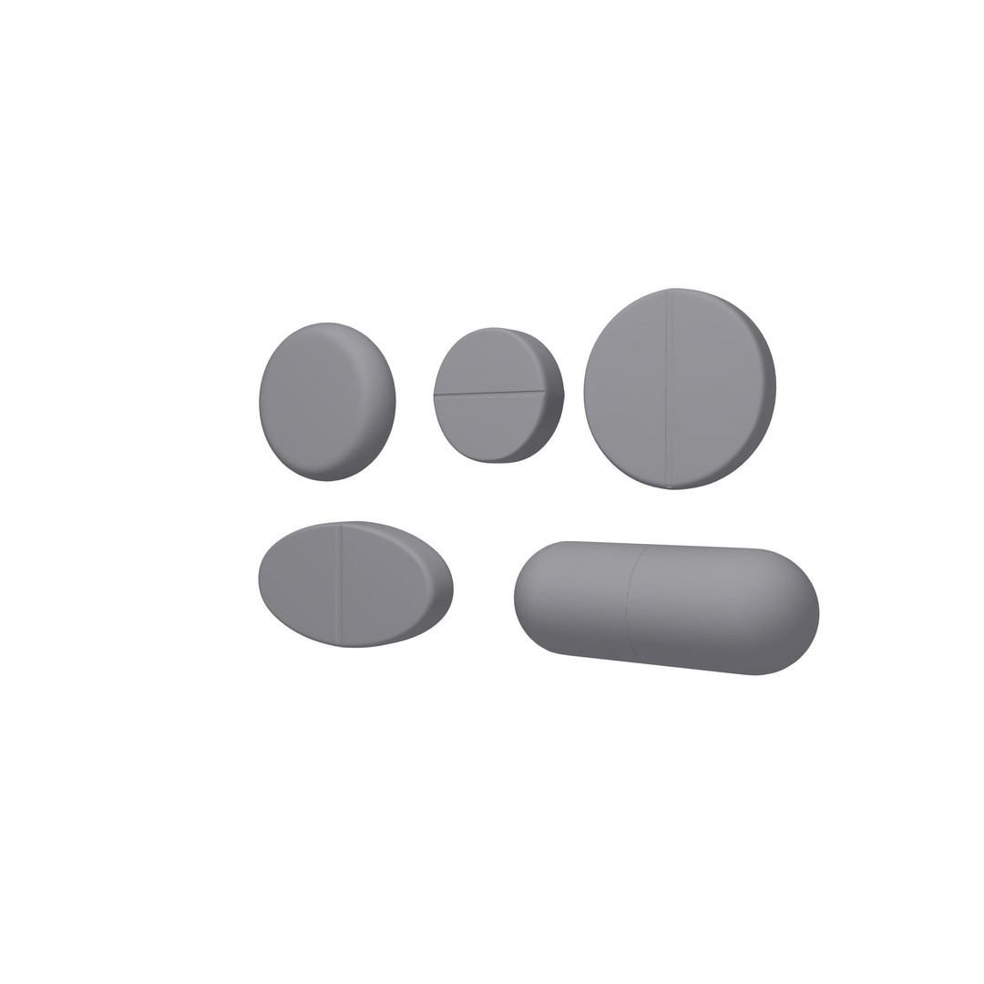 Pills Pack 3D Model – Detailed Medical Asset, PBR Textures, FBX - View 13
