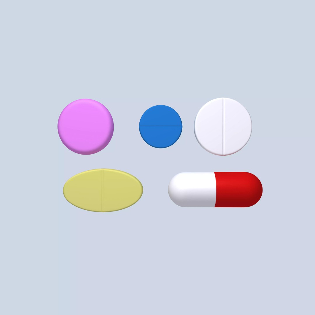 Pills Pack 3D Model – Detailed Medical Asset, PBR Textures, FBX - View 2