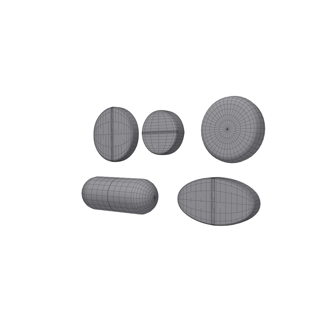 Pills Pack 3D Model – Detailed Medical Asset, PBR Textures, FBX - View 8