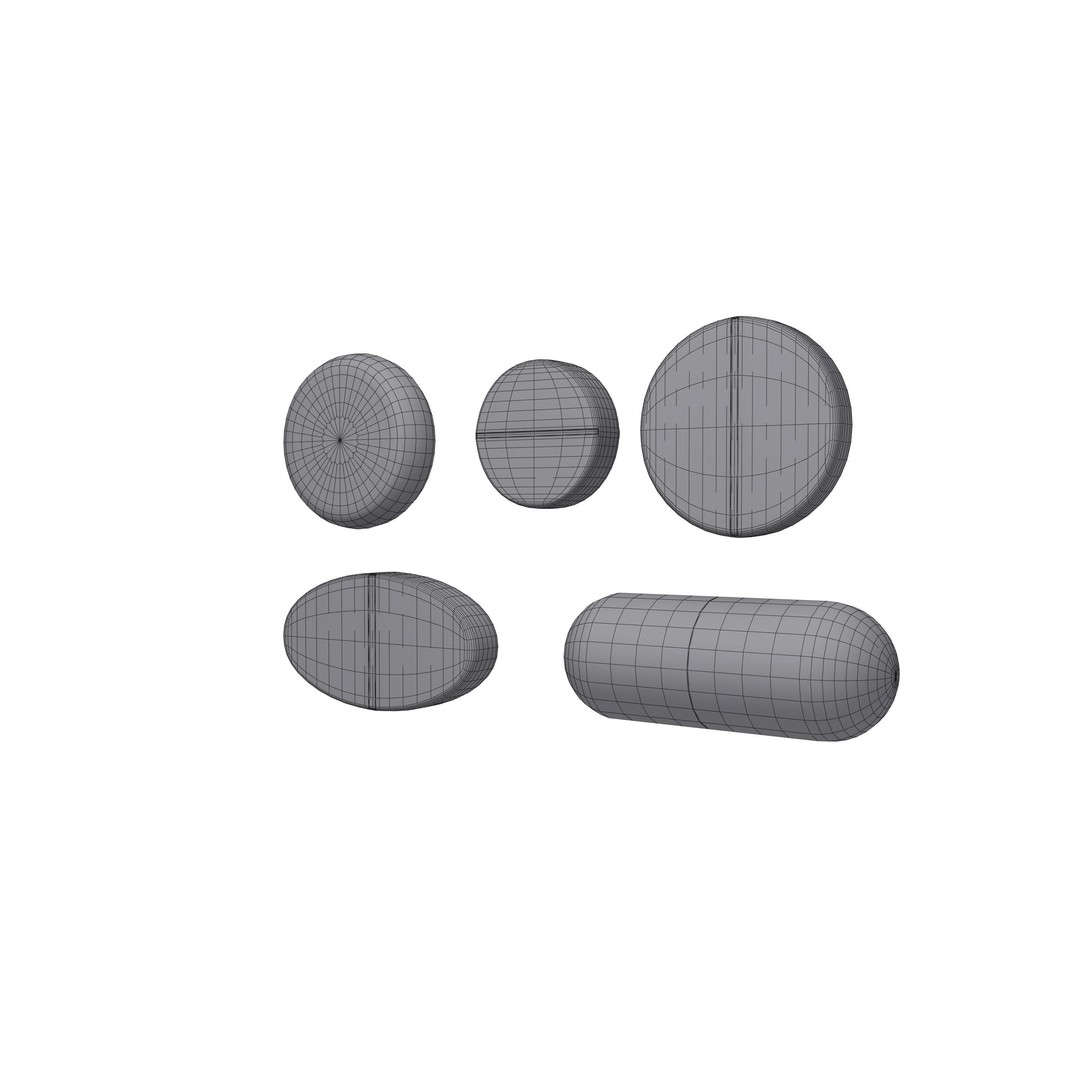 Pills Pack 3D Model – Detailed Medical Asset, PBR Textures, FBX - View 9