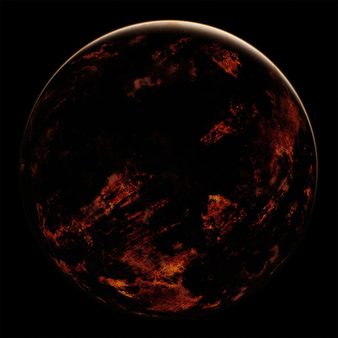 Planet Karbala 3D Model – Ultra-Realistic Celestial Asset, Blender - View 9