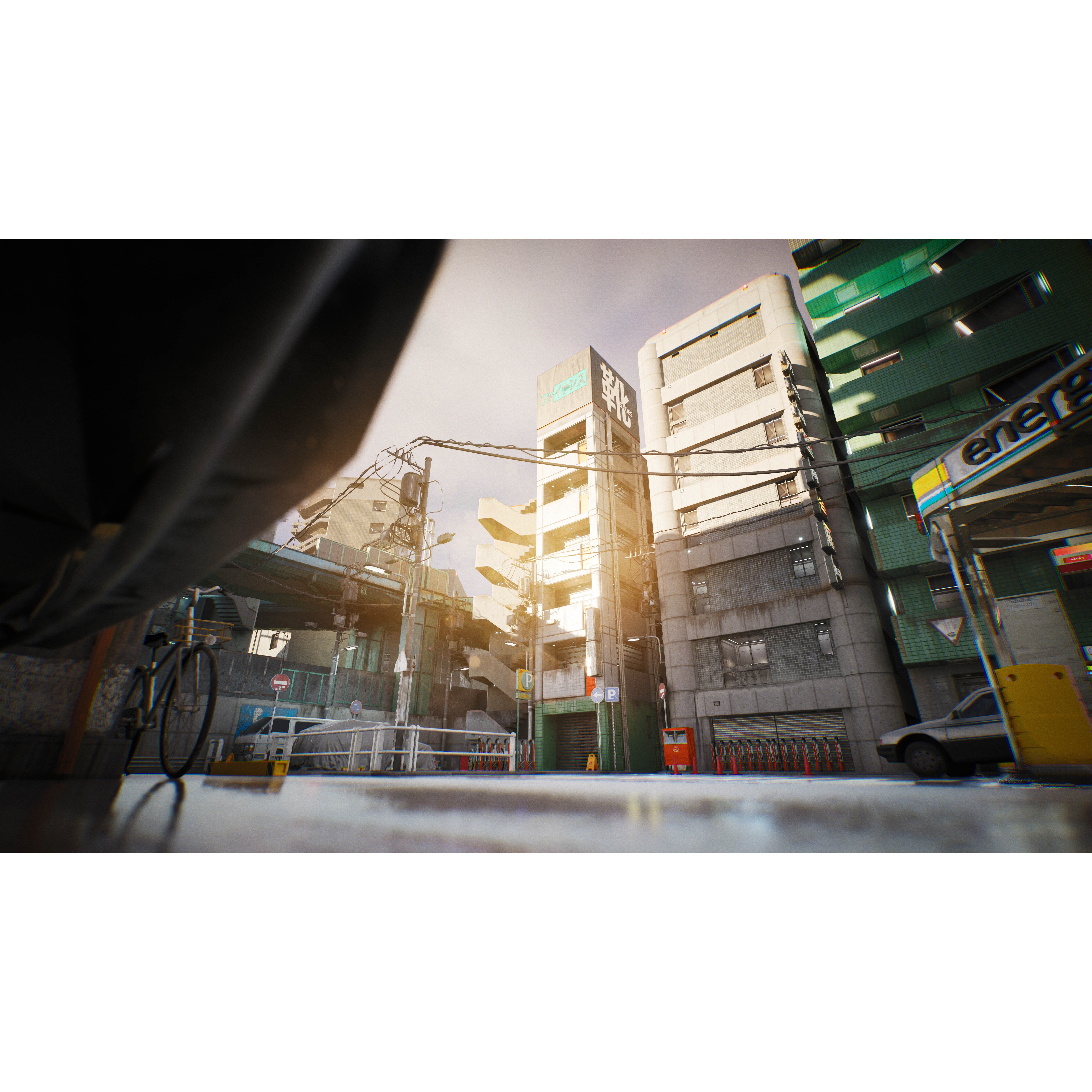 Tokyo Kitbash Set - Low-Poly Game-Ready 3D Model - View 18