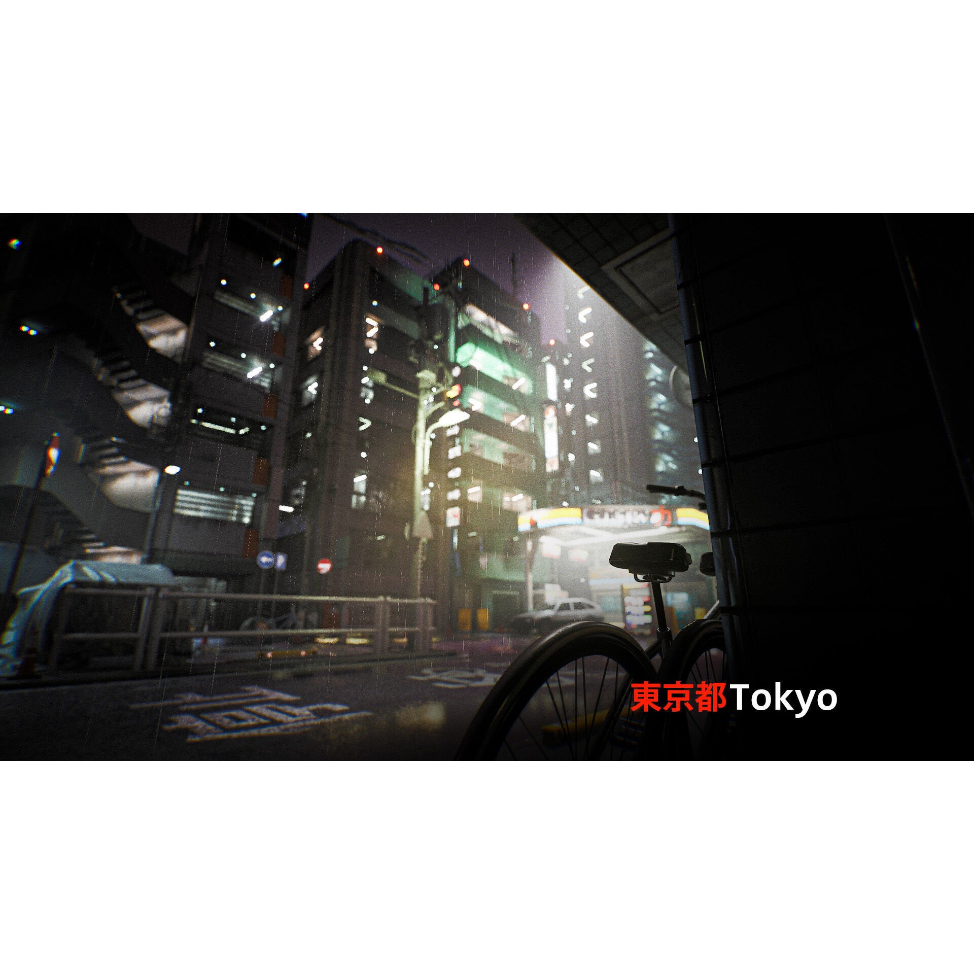 Tokyo Kitbash Set - Low-Poly Game-Ready 3D Model - View 3