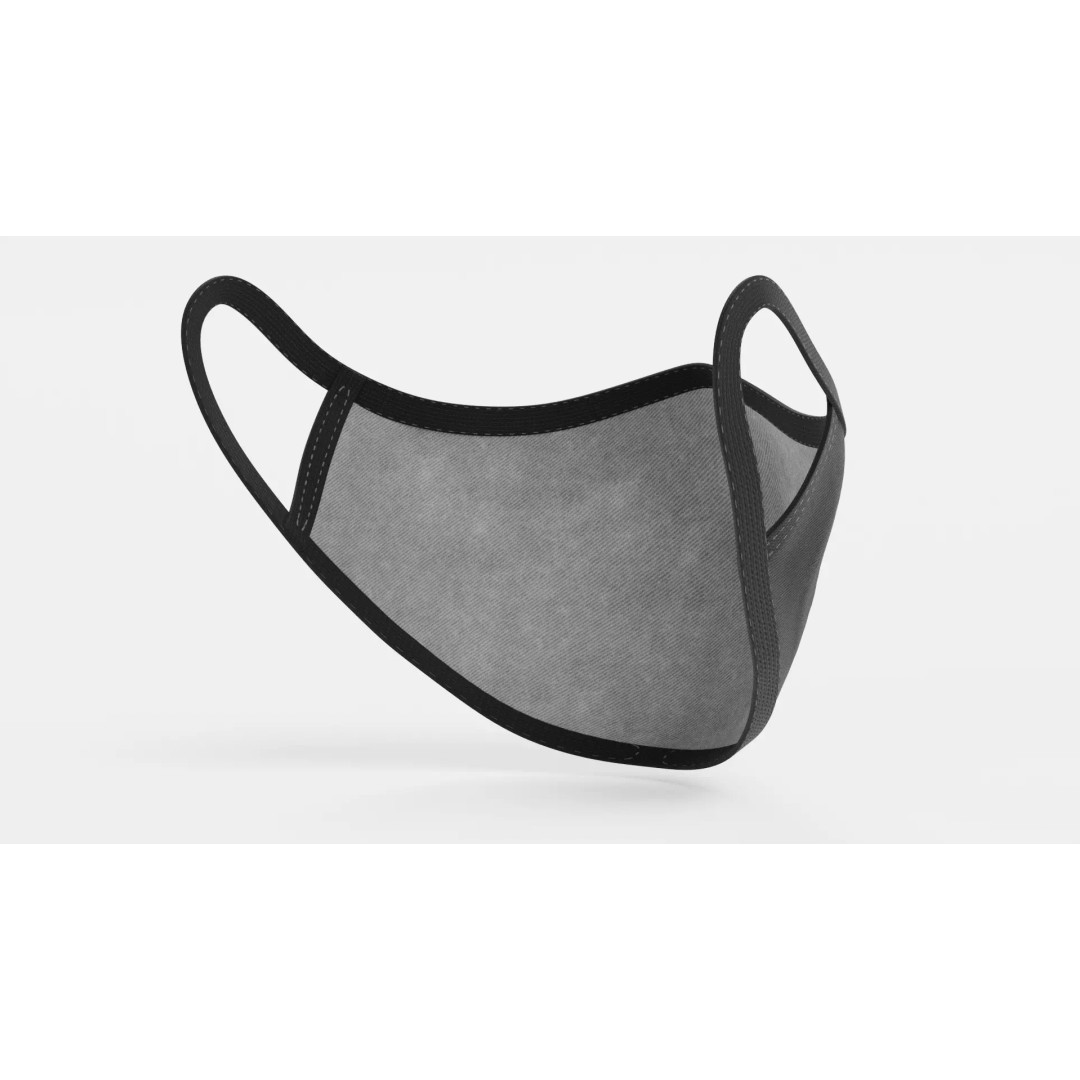 Realistic Face Mask V3 3D Model – Soft Fabric Medical Prop, Blender - View 5