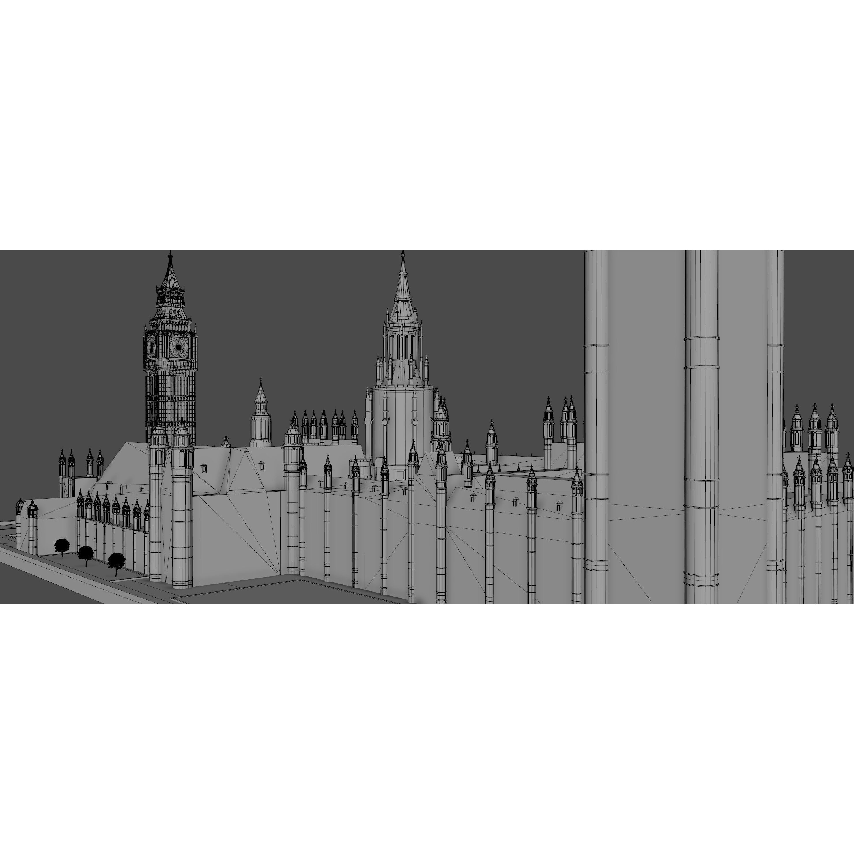 House of Parliaments - Game-Ready 3D Model
