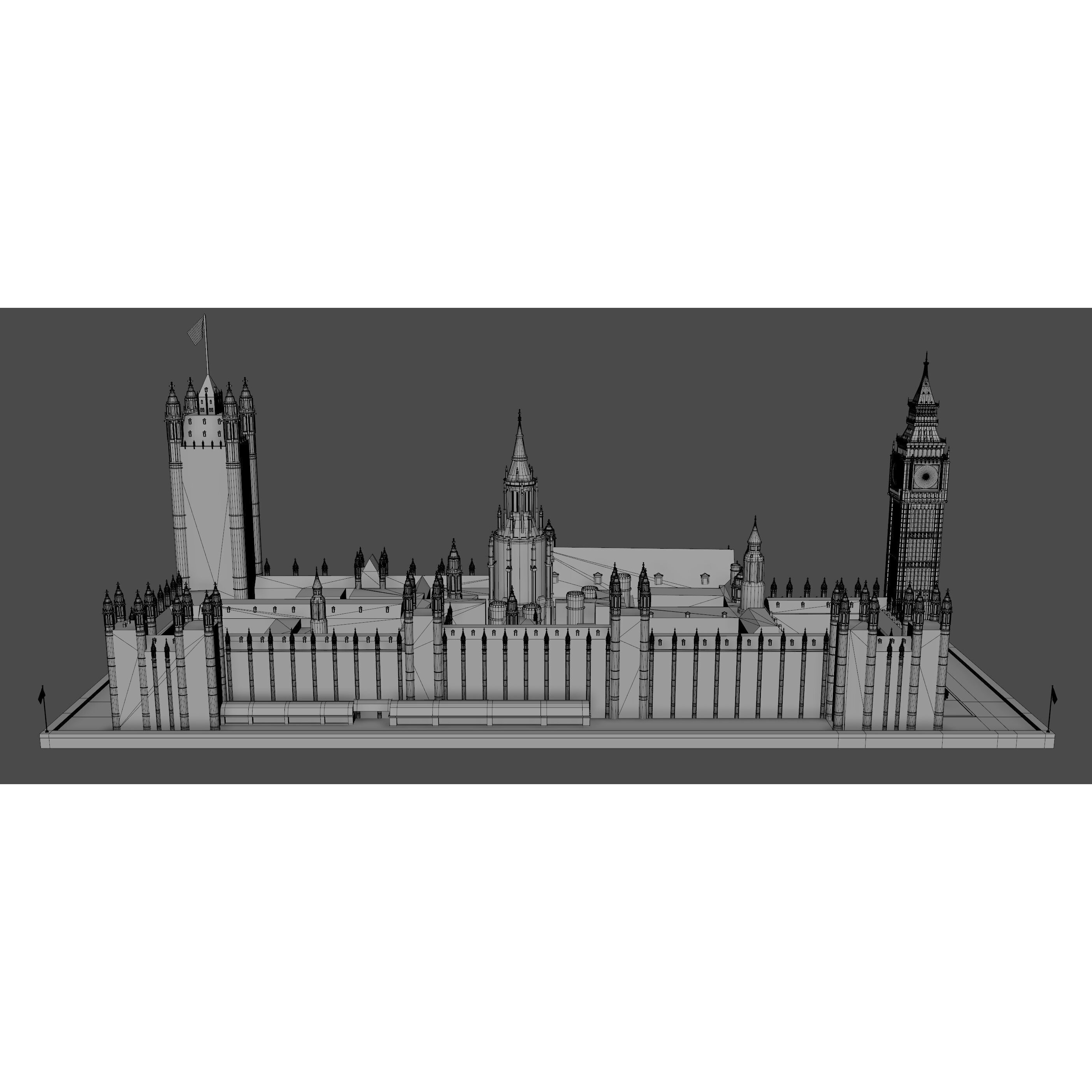 House of Parliaments - Game-Ready 3D Model - View 11