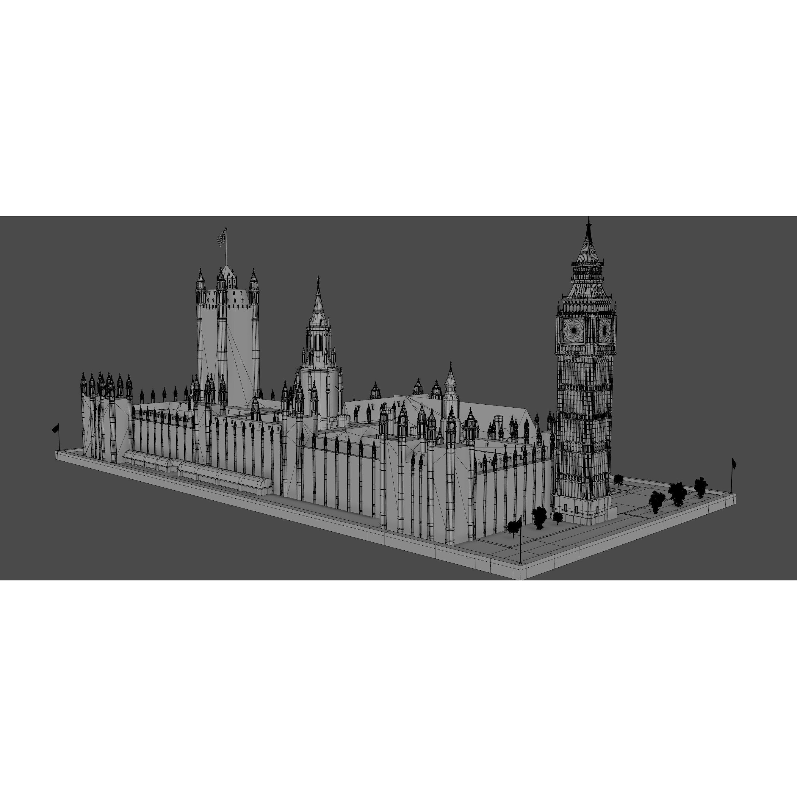 House of Parliaments - Game-Ready 3D Model - View 14
