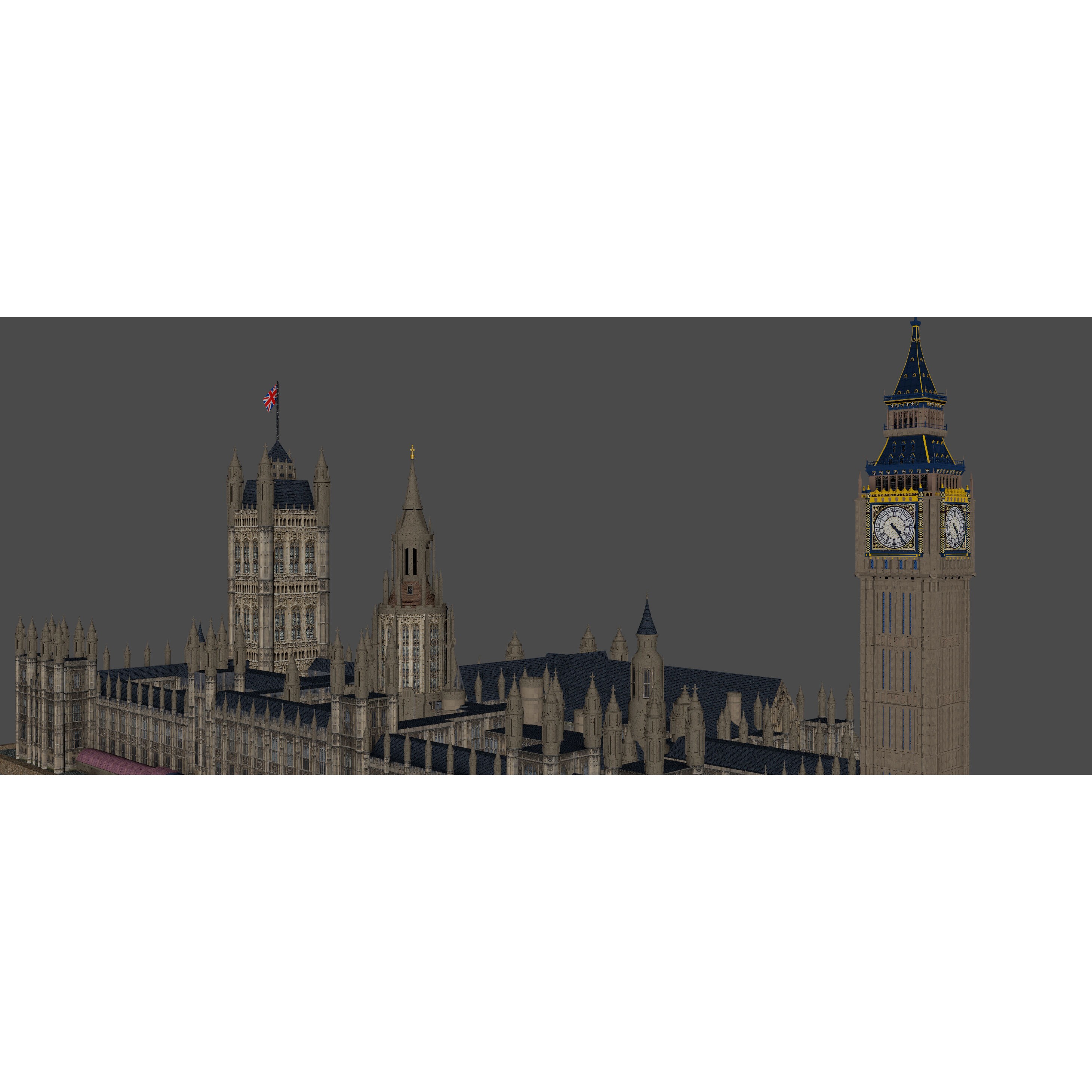 House of Parliaments - Game-Ready 3D Model - View 17