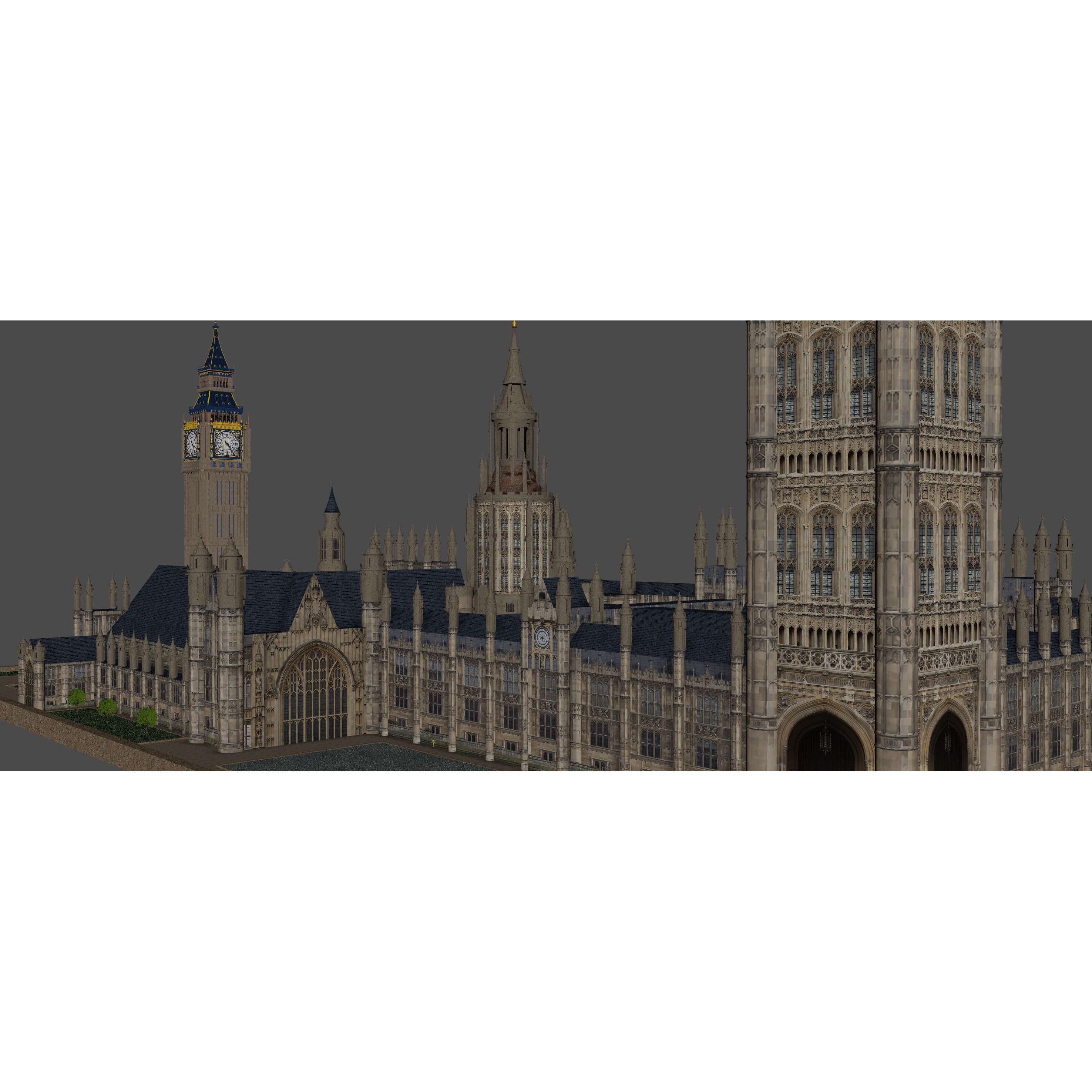 House of Parliaments - Game-Ready 3D Model - View 19