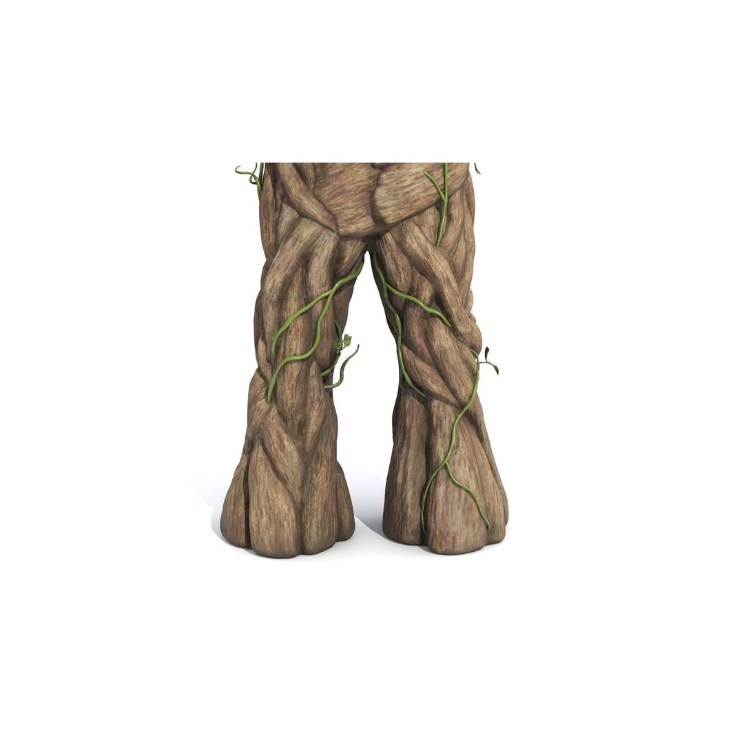 Little Groot 3D Model – High Poly Character with PBR Textures, FBX - View 11