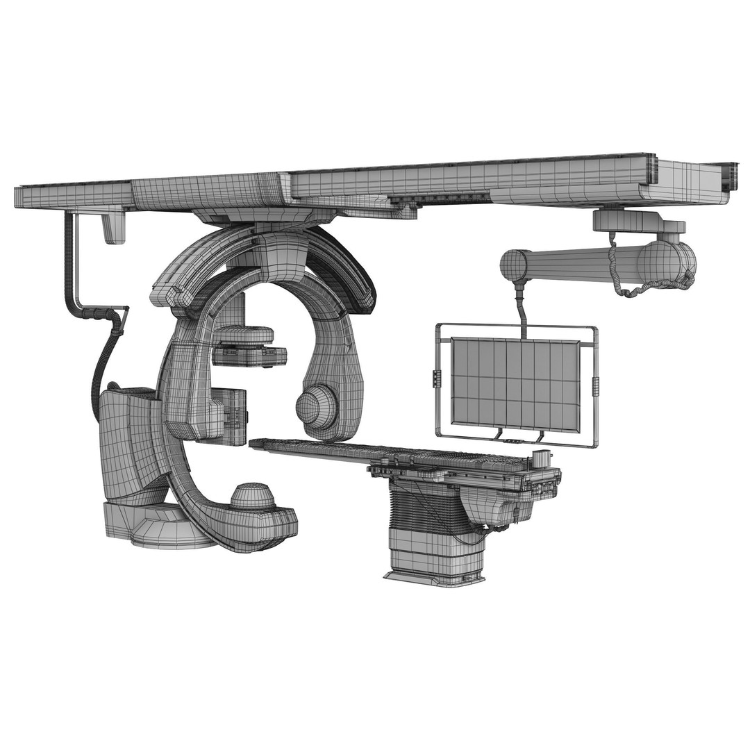 Siemens Healthineers Angiography 3D Model – High Poly V-Ray Asset, FBX/OBJ - View 16
