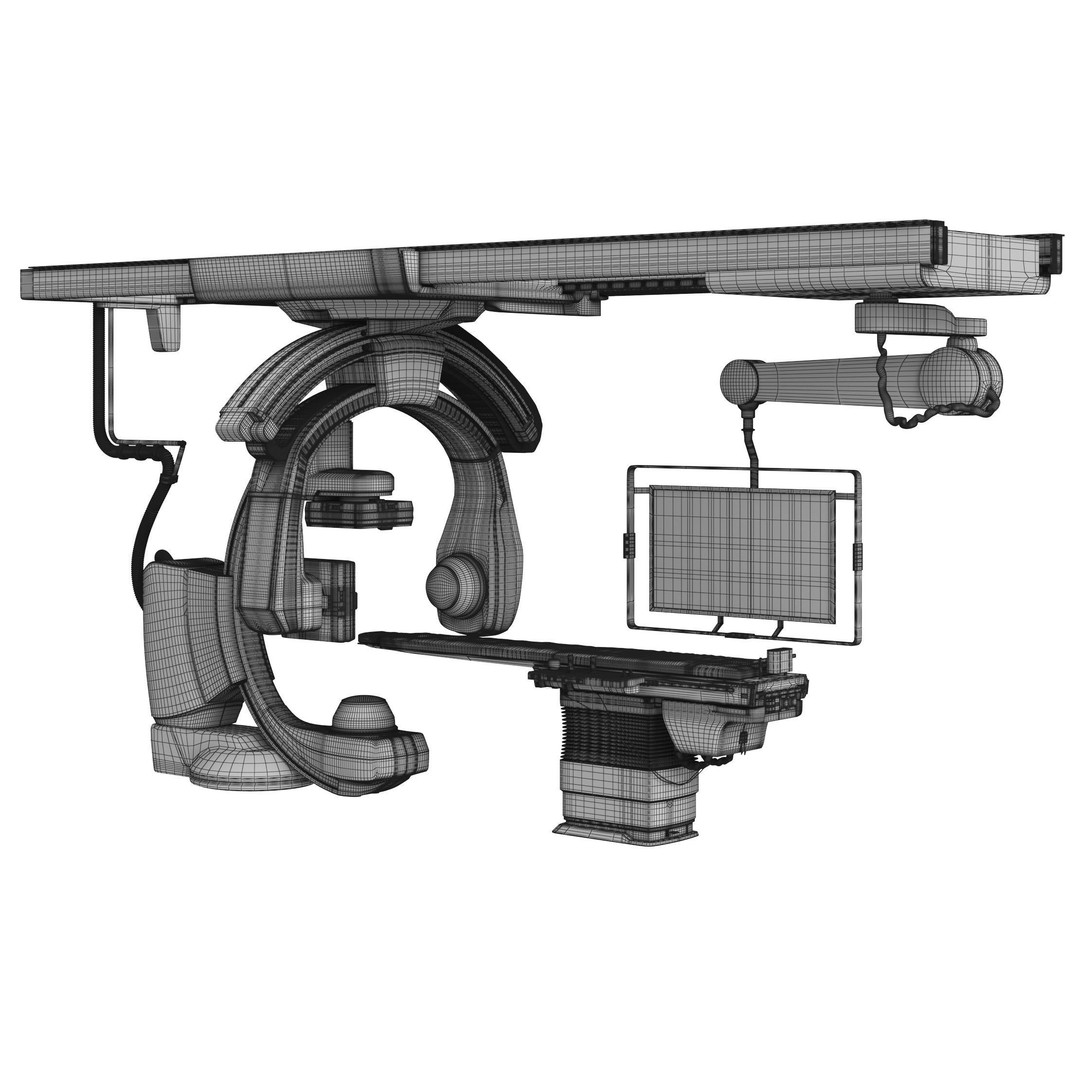 Siemens Healthineers Angiography 3D Model – High Poly V-Ray Asset, FBX/OBJ - View 17