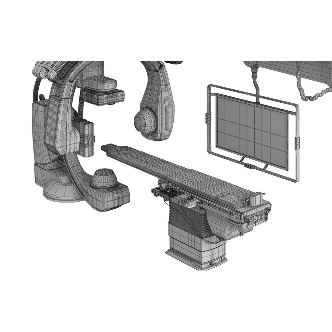 Siemens Healthineers Angiography 3D Model – High Poly V-Ray Asset, FBX/OBJ - View 18