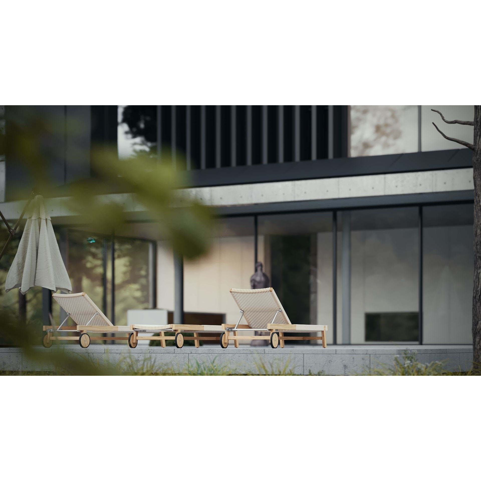 Villa Concrete - Architectural 3D Model - View 6
