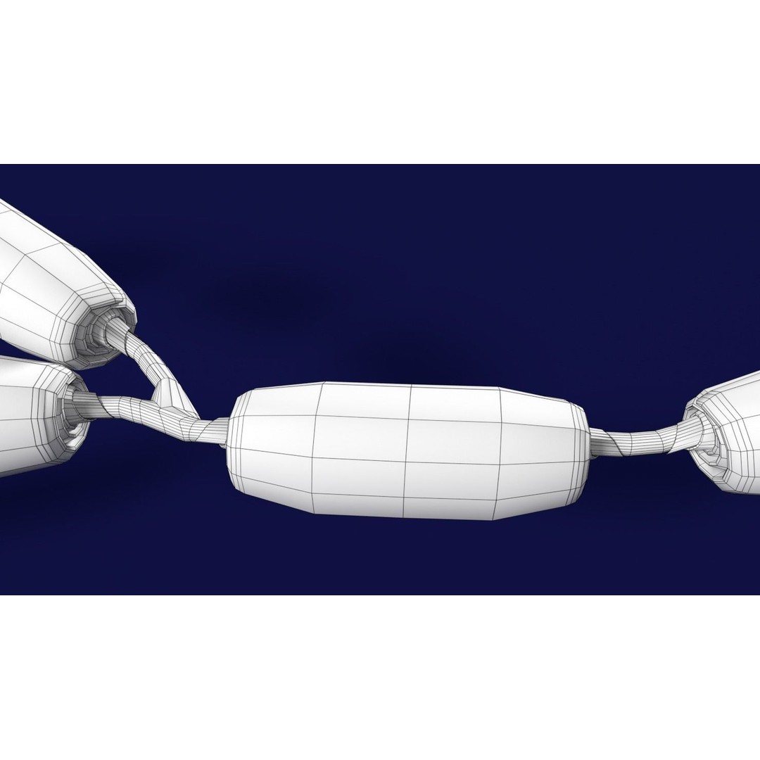 Neuron Axon 3D Model – Detailed Medical Asset, Blender, FBX, OBJ