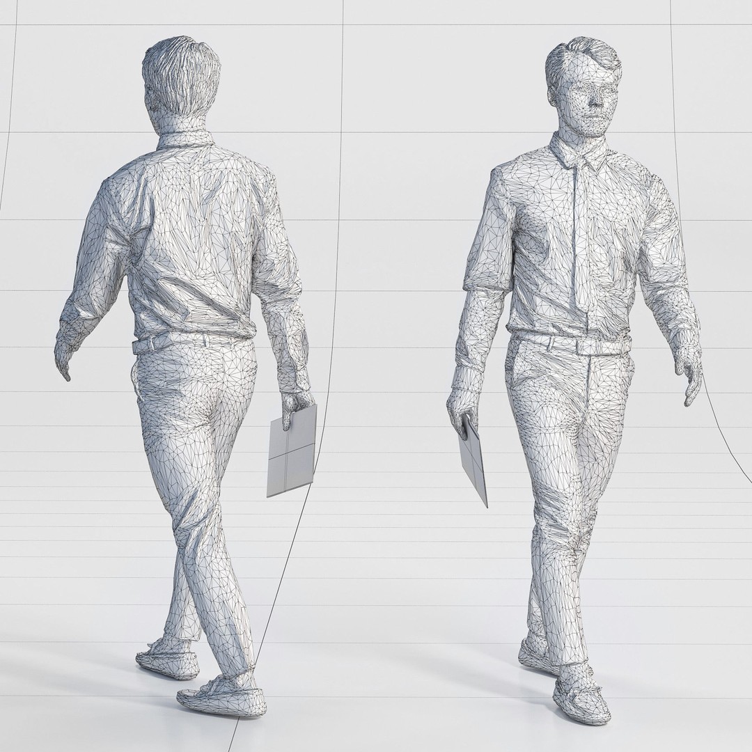 Business People 3D Model – Realistic Characters, Vray & Corona Formats