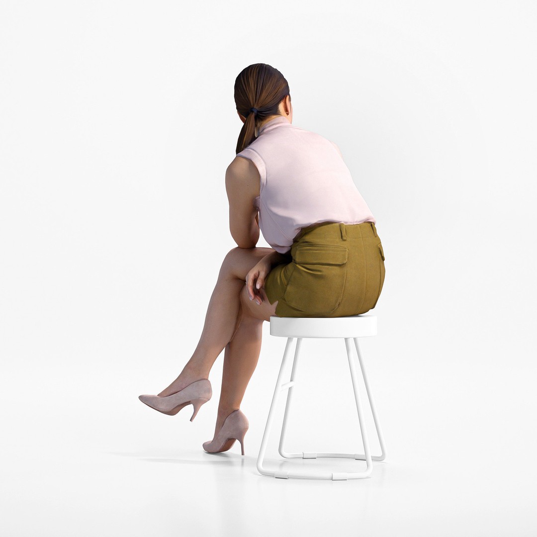 Business People 3D Model – Realistic Characters, Vray & Corona Formats - View 13