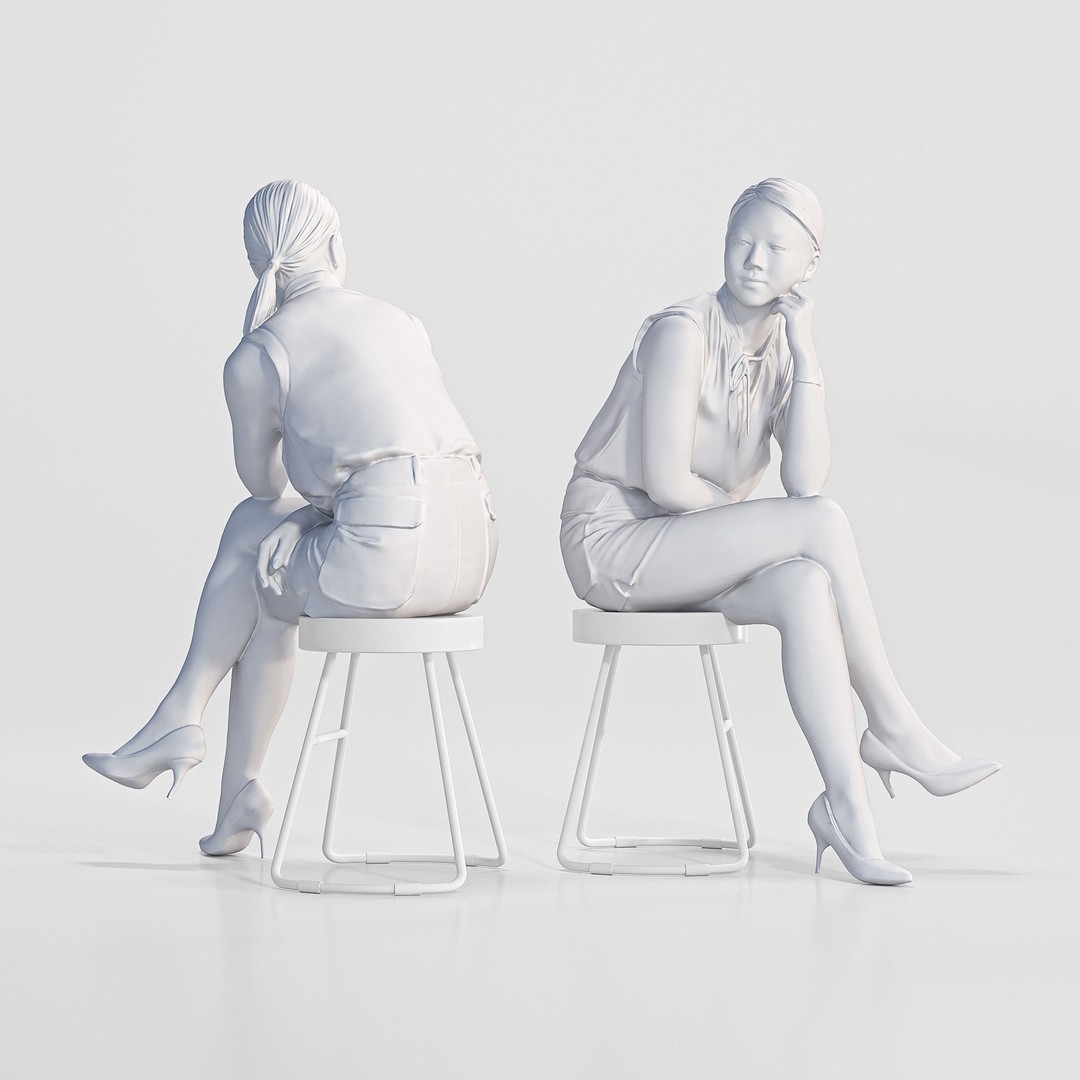 Business People 3D Model – Realistic Characters, Vray & Corona Formats - View 14