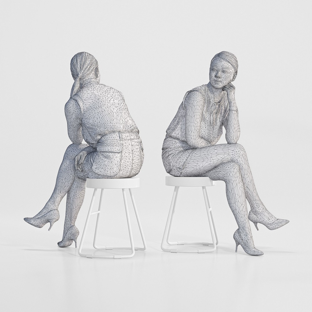 Business People 3D Model – Realistic Characters, Vray & Corona Formats - View 15