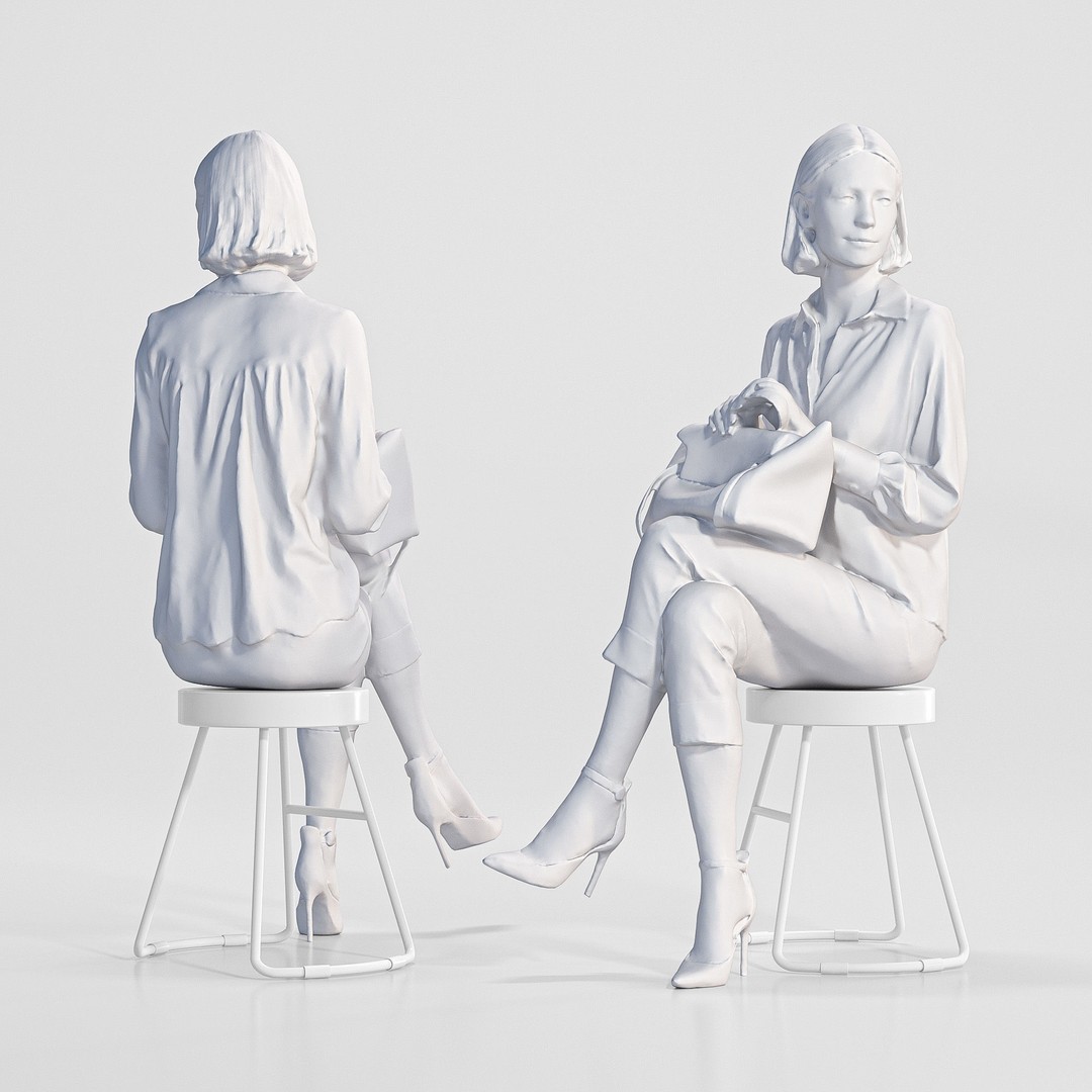 Business People 3D Model – Realistic Characters, Vray & Corona Formats - View 18