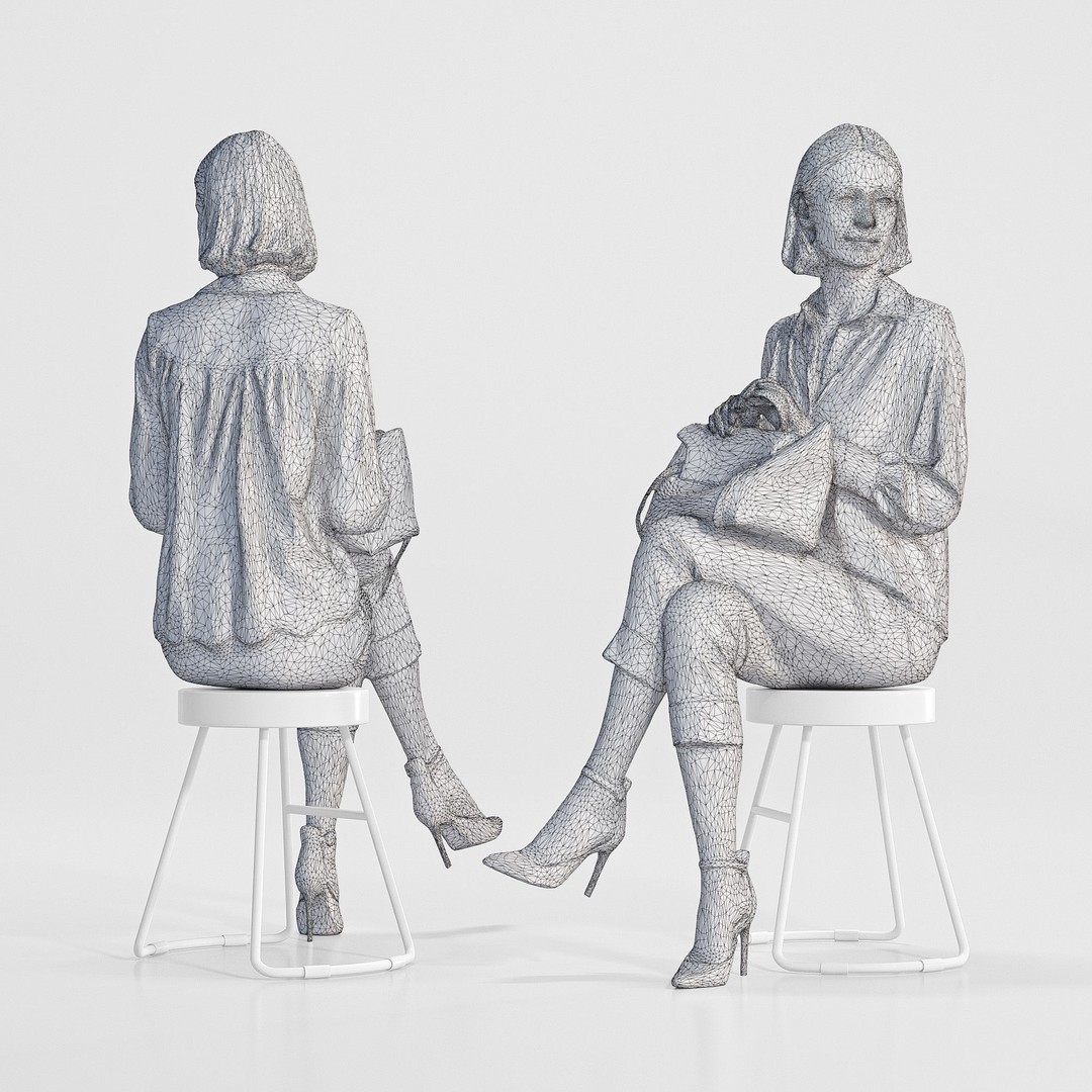Business People 3D Model – Realistic Characters, Vray & Corona Formats - View 19