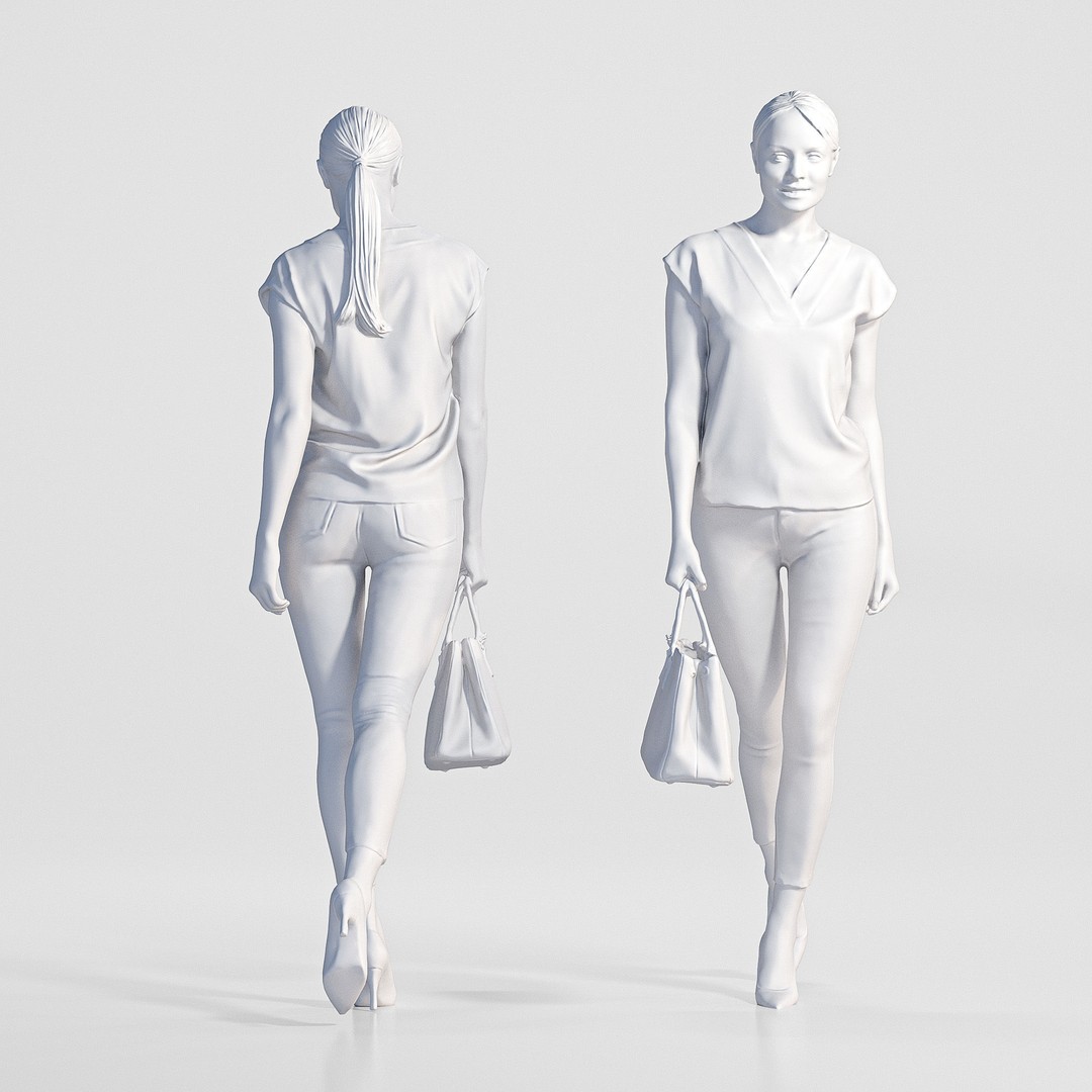 Business People 3D Model – Realistic Characters, Vray & Corona Formats - View 6
