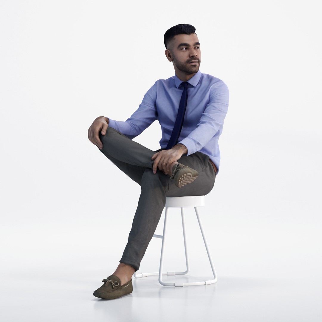 Business People 3D Model – Realistic Characters, Vray & Corona Formats - View 8