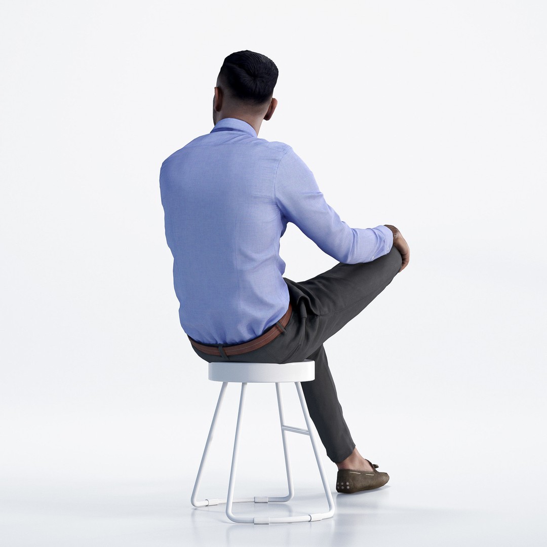 Business People 3D Model – Realistic Characters, Vray & Corona Formats - View 9