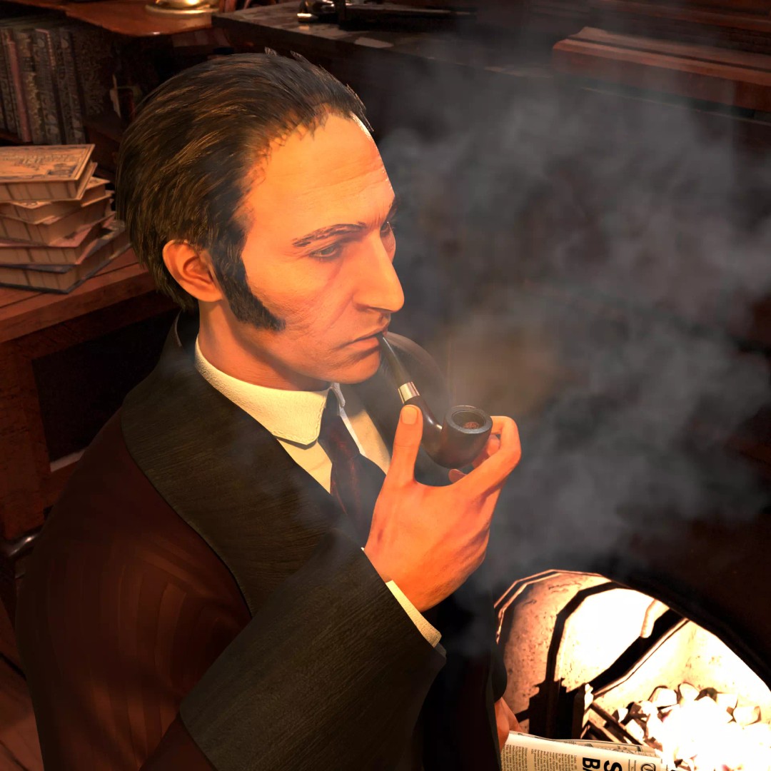 Sherlock Holmes 3D Model – Victorian Gentleman, Rigged, FBX, PBR - View 14