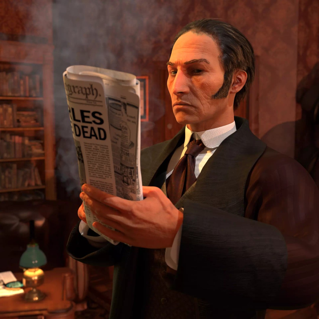 Sherlock Holmes 3D Model – Victorian Gentleman, Rigged, FBX, PBR - View 18