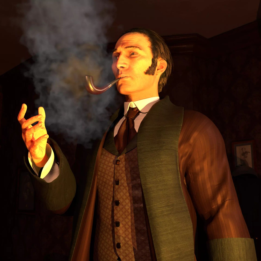Sherlock Holmes 3D Model – Victorian Gentleman, Rigged, FBX, PBR - View 19