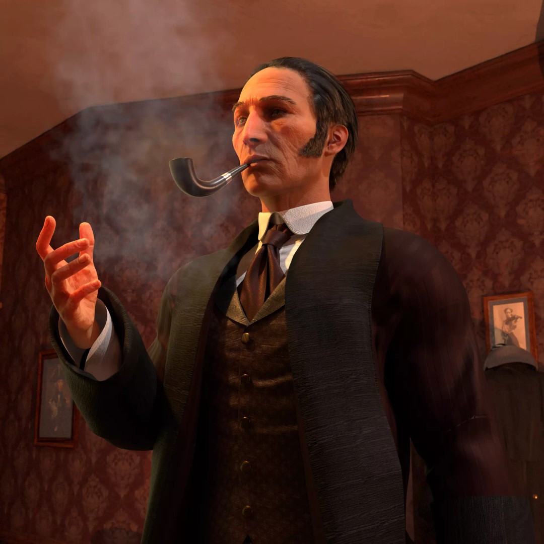Sherlock Holmes 3D Model – Victorian Gentleman, Rigged, FBX, PBR - View 20