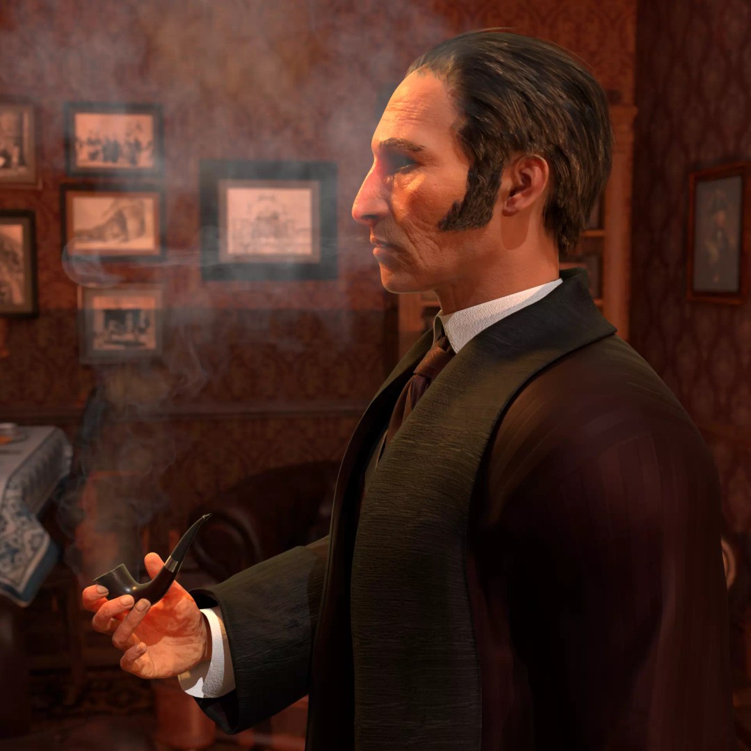 Sherlock Holmes 3D Model – Victorian Gentleman, Rigged, FBX, PBR - View 22