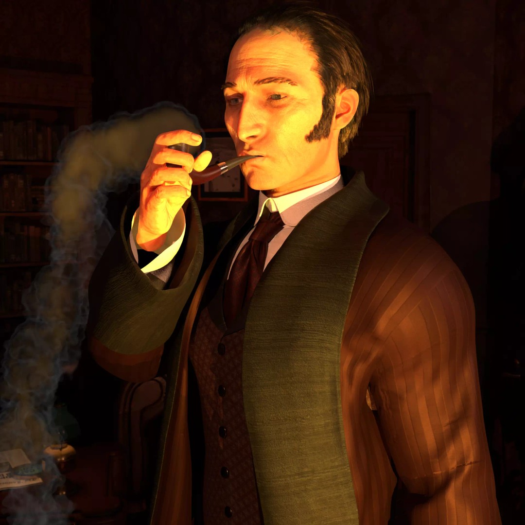 Sherlock Holmes 3D Model – Victorian Gentleman, Rigged, FBX, PBR - View 25