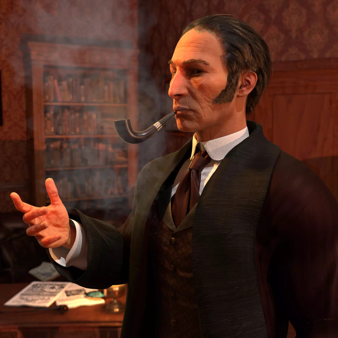 Sherlock Holmes 3D Model – Victorian Gentleman, Rigged, FBX, PBR - View 27
