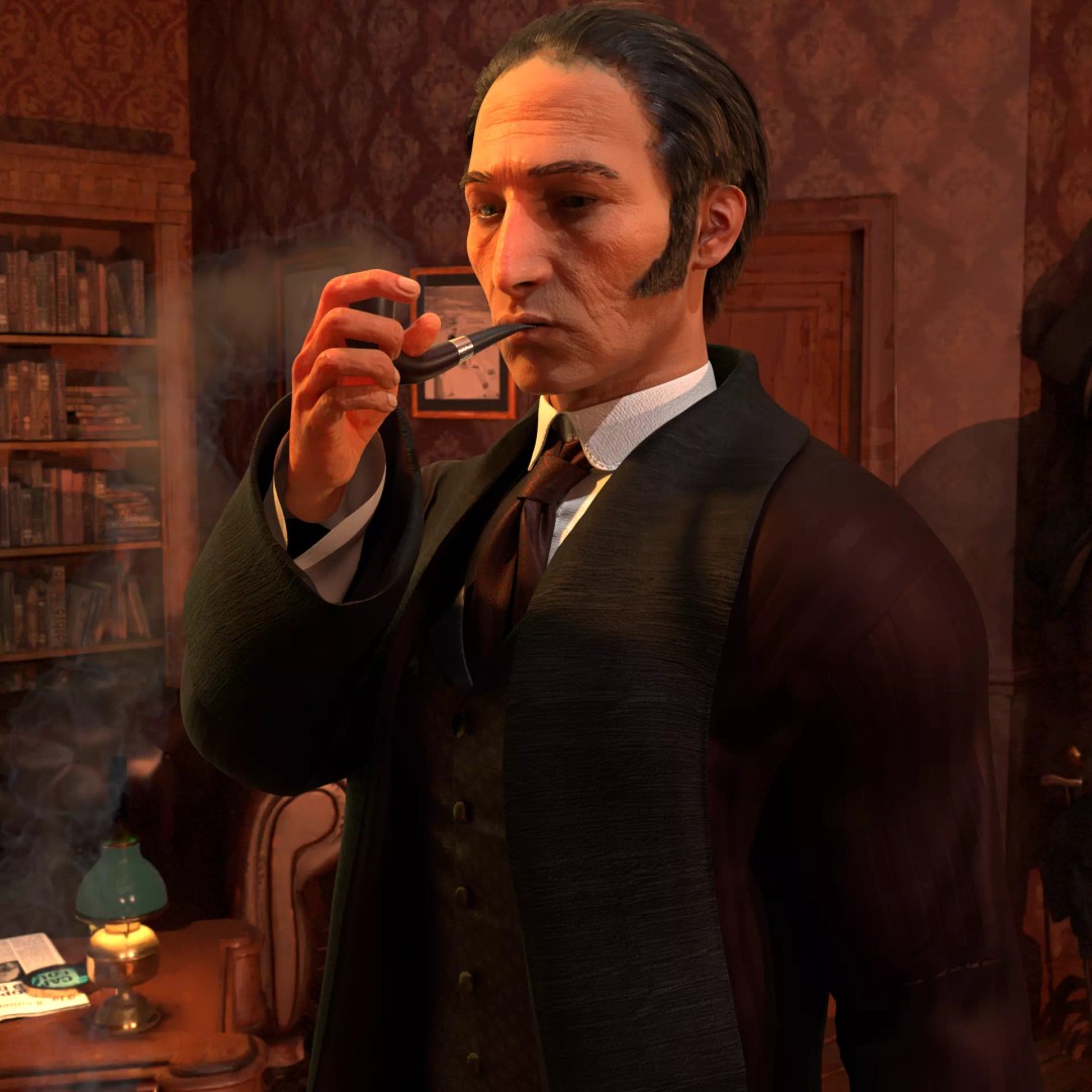 Sherlock Holmes 3D Model – Victorian Gentleman, Rigged, FBX, PBR - View 28