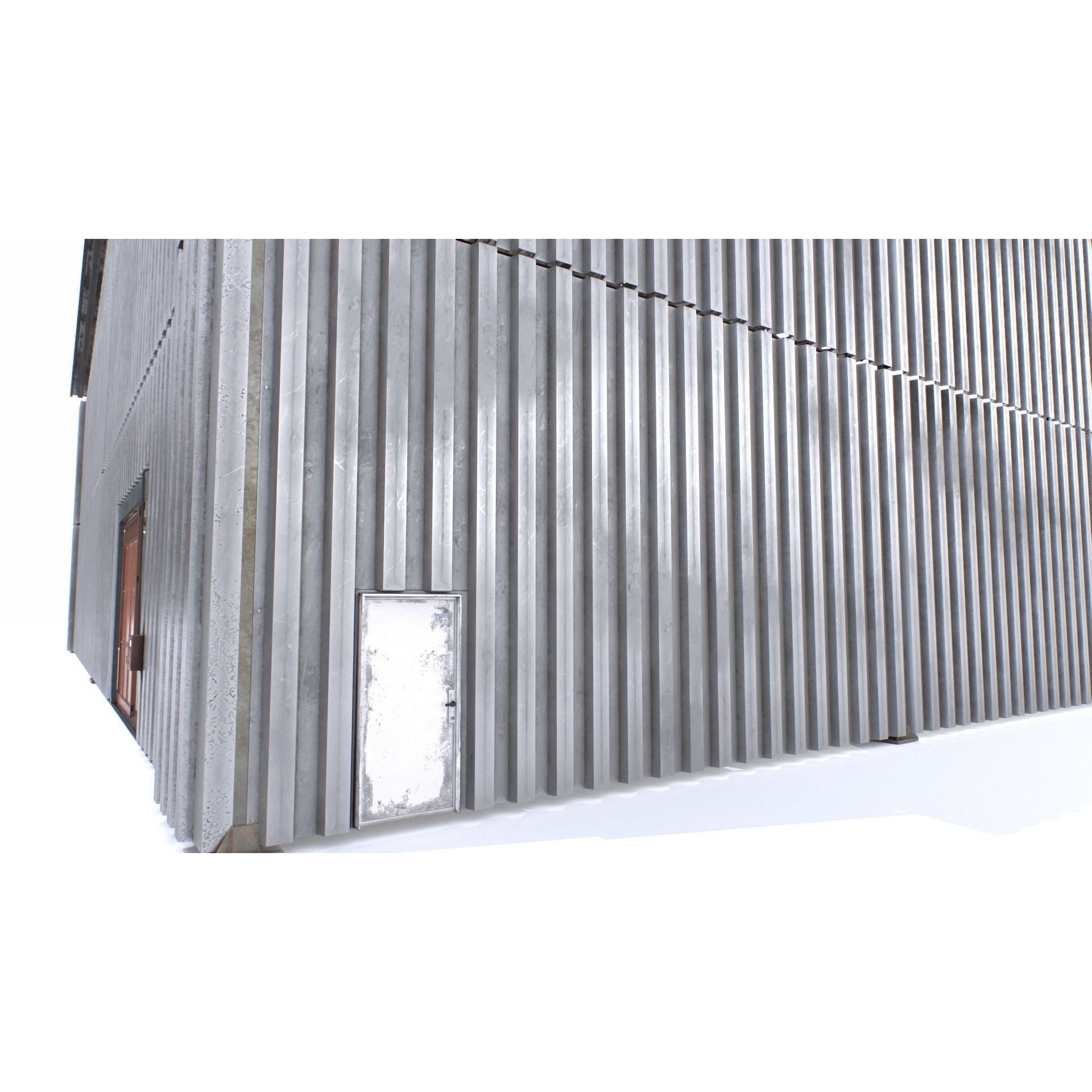 Modular Hangar - Low-Poly Game-Ready 3D Model - View 16