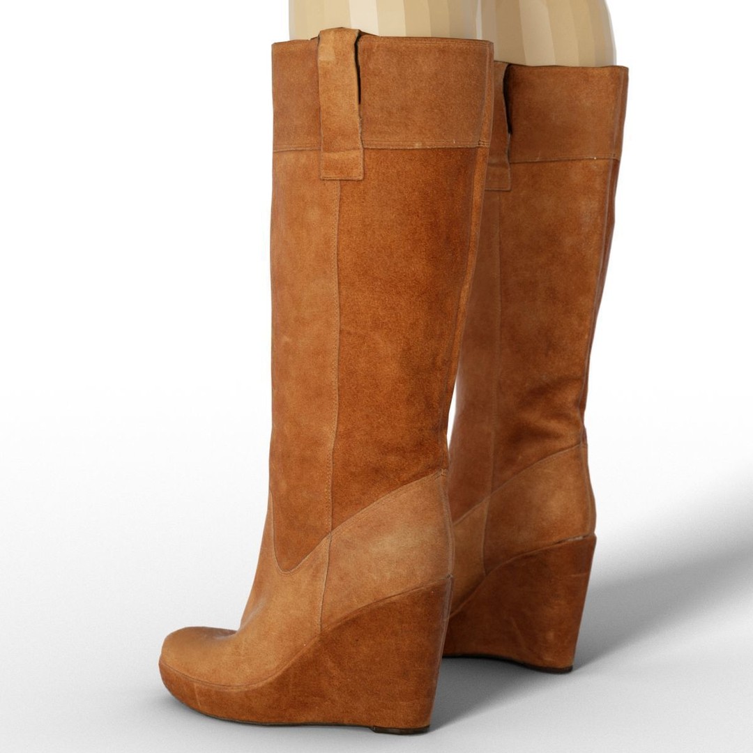 Women's Boots and Heels 3D Model – Low Poly Footwear Collection, OBJ - View 3