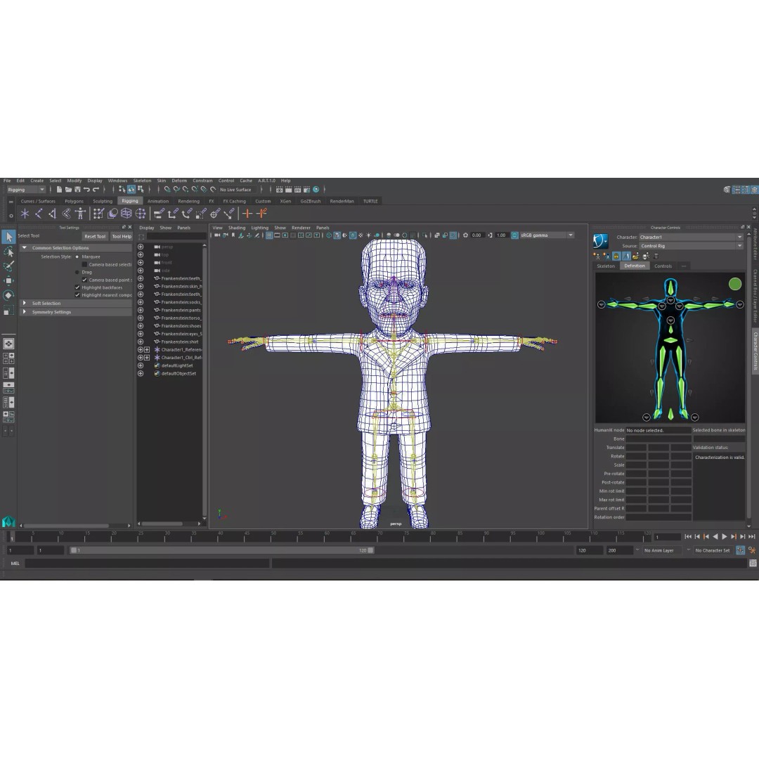 Halloween Characters Pack 3D Model – Low Poly Rigged Animated Assets