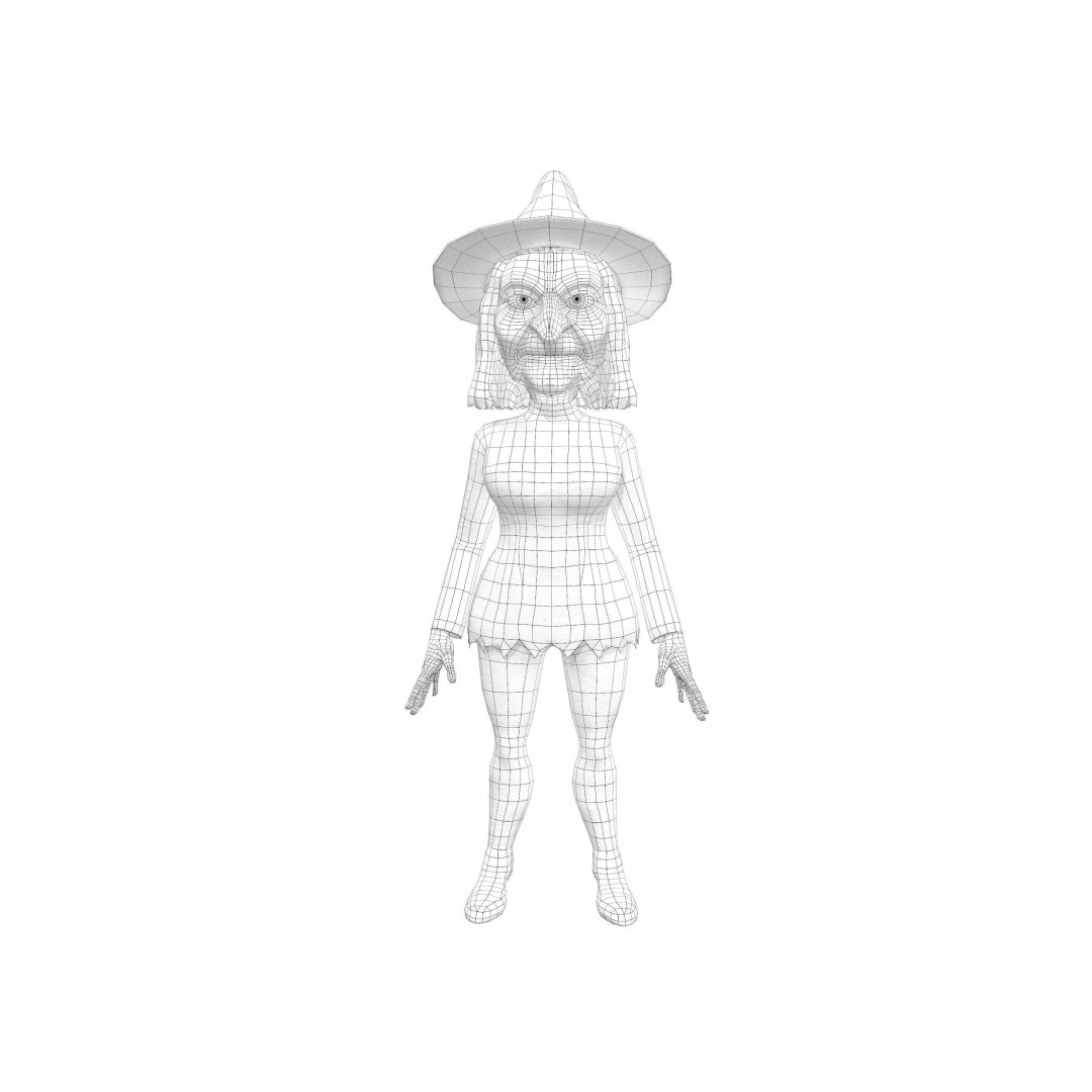 Halloween Characters Pack 3D Model – Low Poly Rigged Animated Assets - View 13