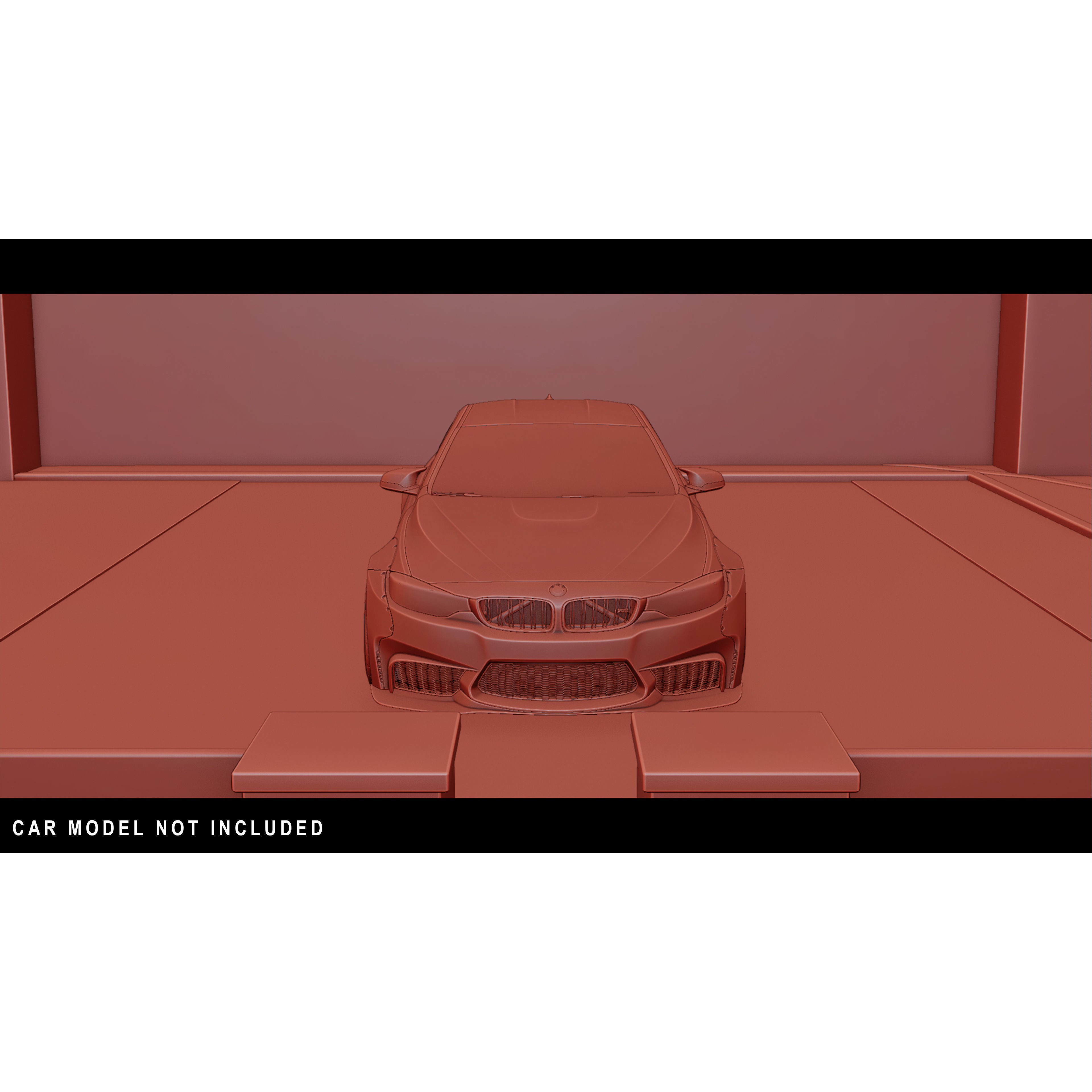 Underground Parking - Low-Poly Game-Ready 3D Model - View 10