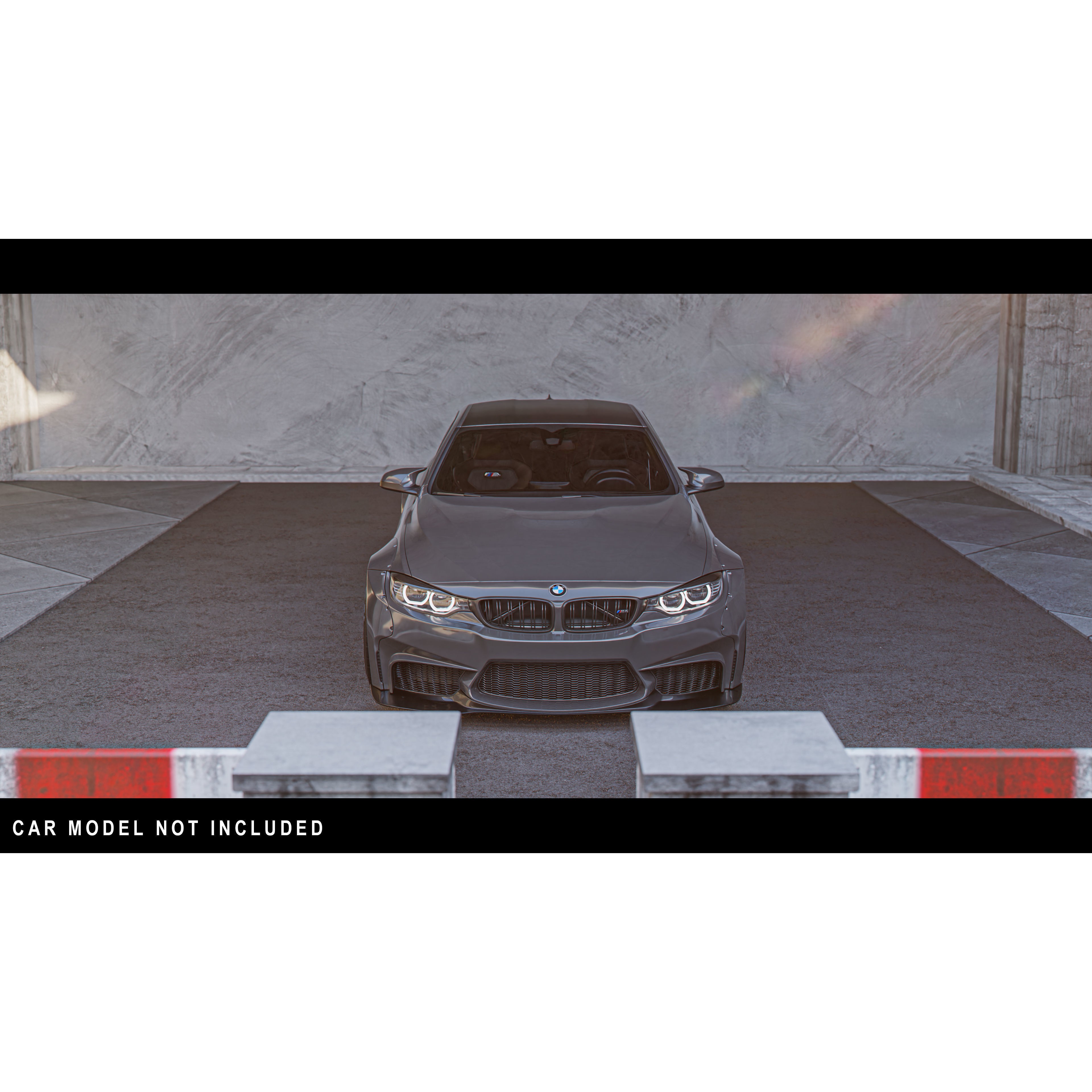 Underground Parking - Low-Poly Game-Ready 3D Model - View 24