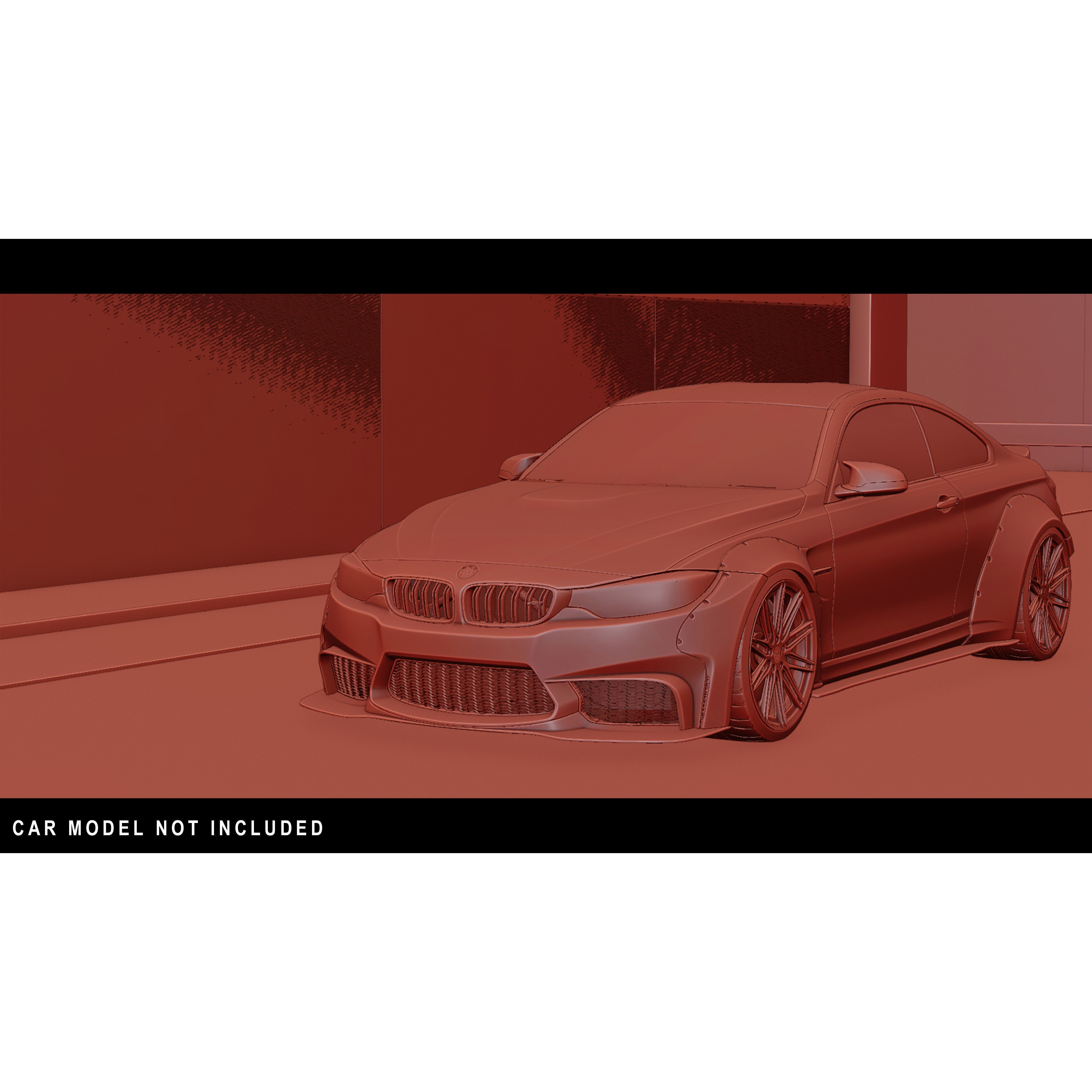 Underground Parking - Low-Poly Game-Ready 3D Model - View 3