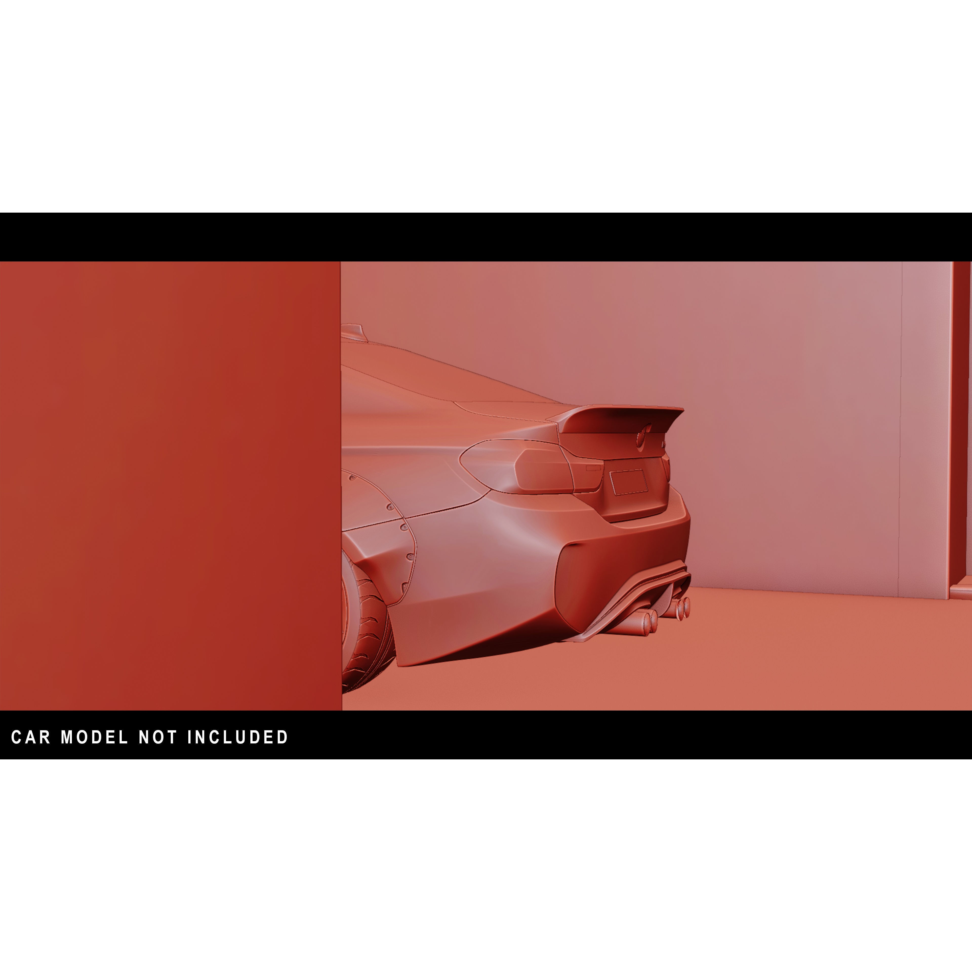 Underground Parking - Low-Poly Game-Ready 3D Model - View 4