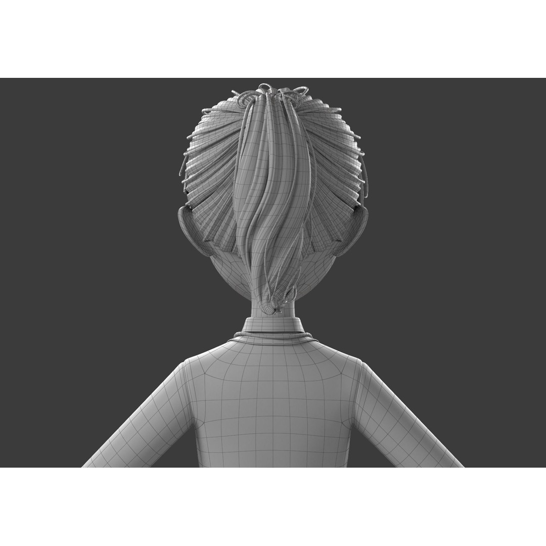 Cartoon Doctor 3D Model – Rigged Character with PBR Textures - View 16