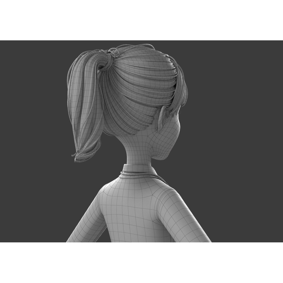 Cartoon Doctor 3D Model – Rigged Character with PBR Textures - View 21
