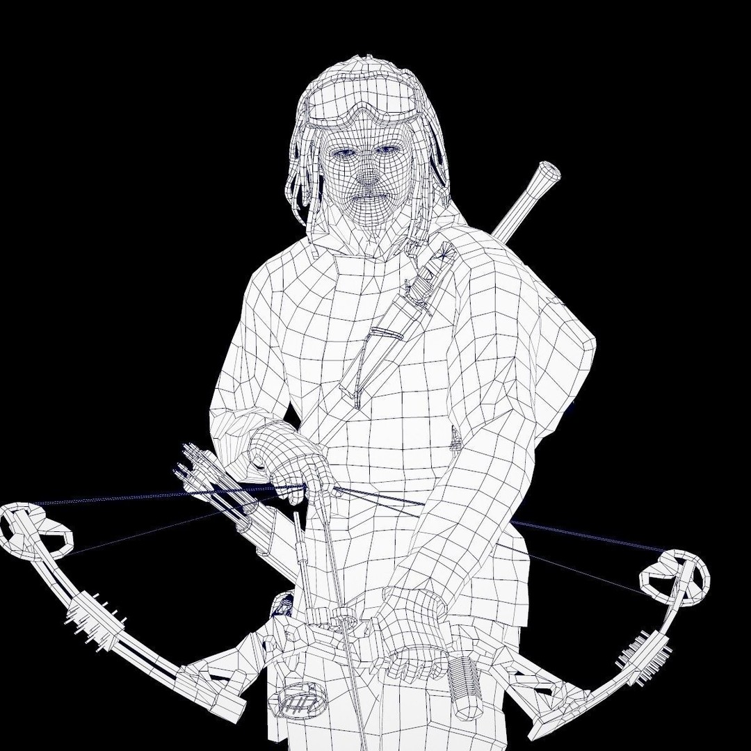 Survivor Character 3D Model – Low Poly Game Ready Rigged Asset, FBX - View 17