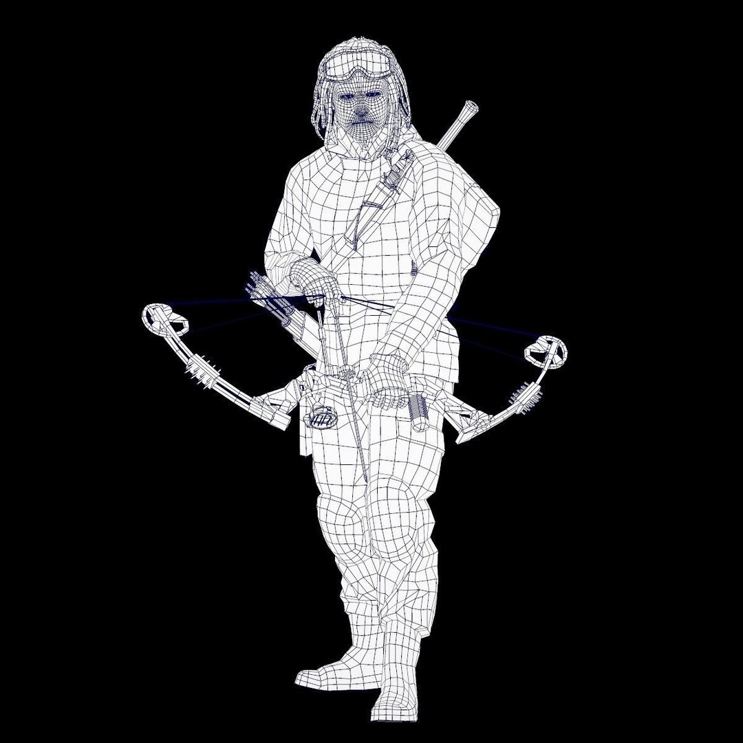 Survivor Character 3D Model – Low Poly Game Ready Rigged Asset, FBX - View 18