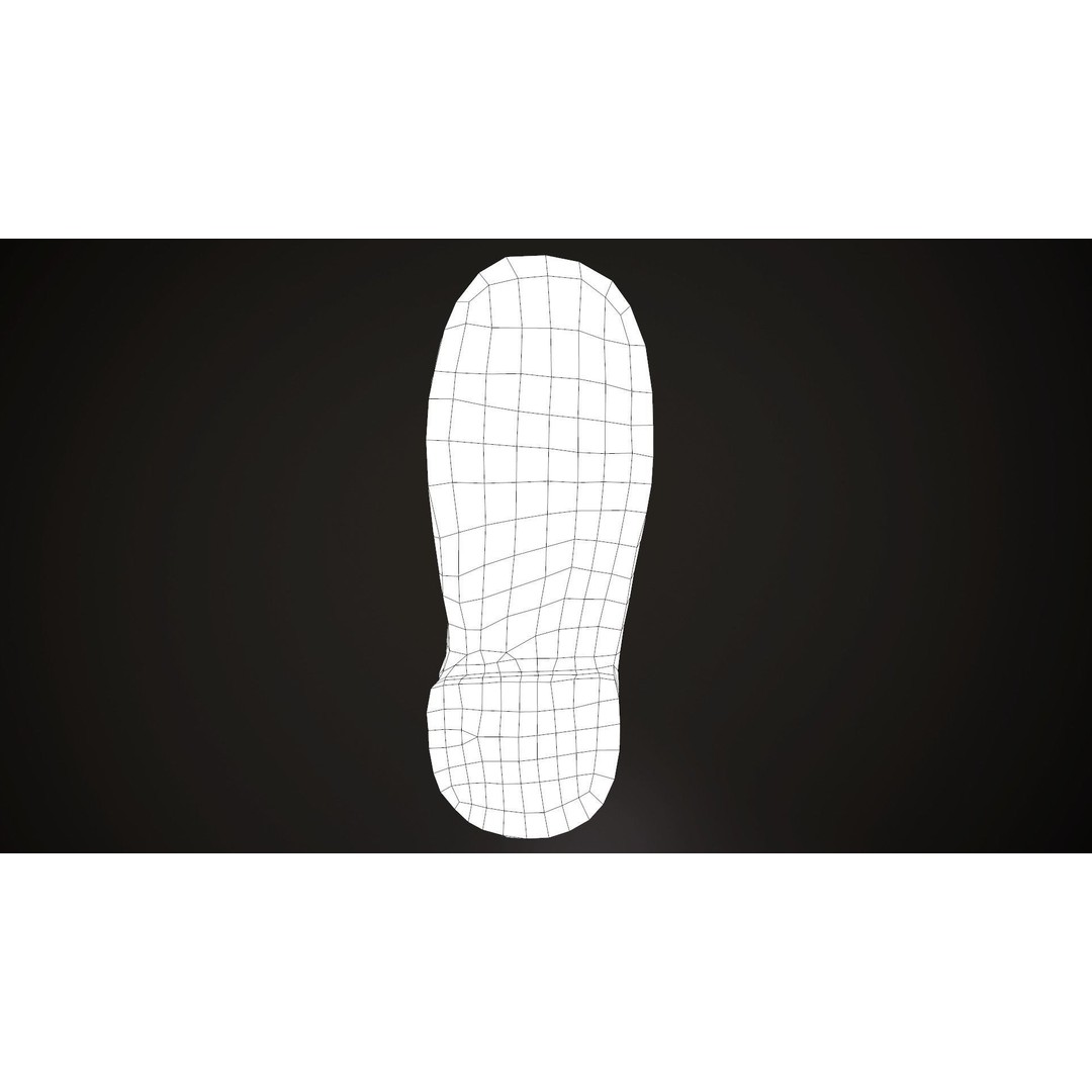 Brown Leather Boots 3D Model – Low Poly PBR Game Asset, FBX, OBJ