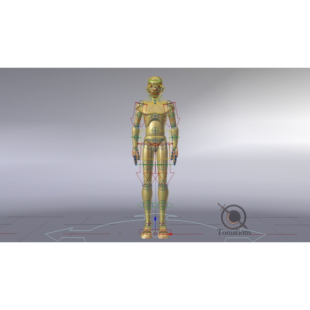 Rigged Low-Poly Dolls 3D Model – Blender Animation Character - View 20